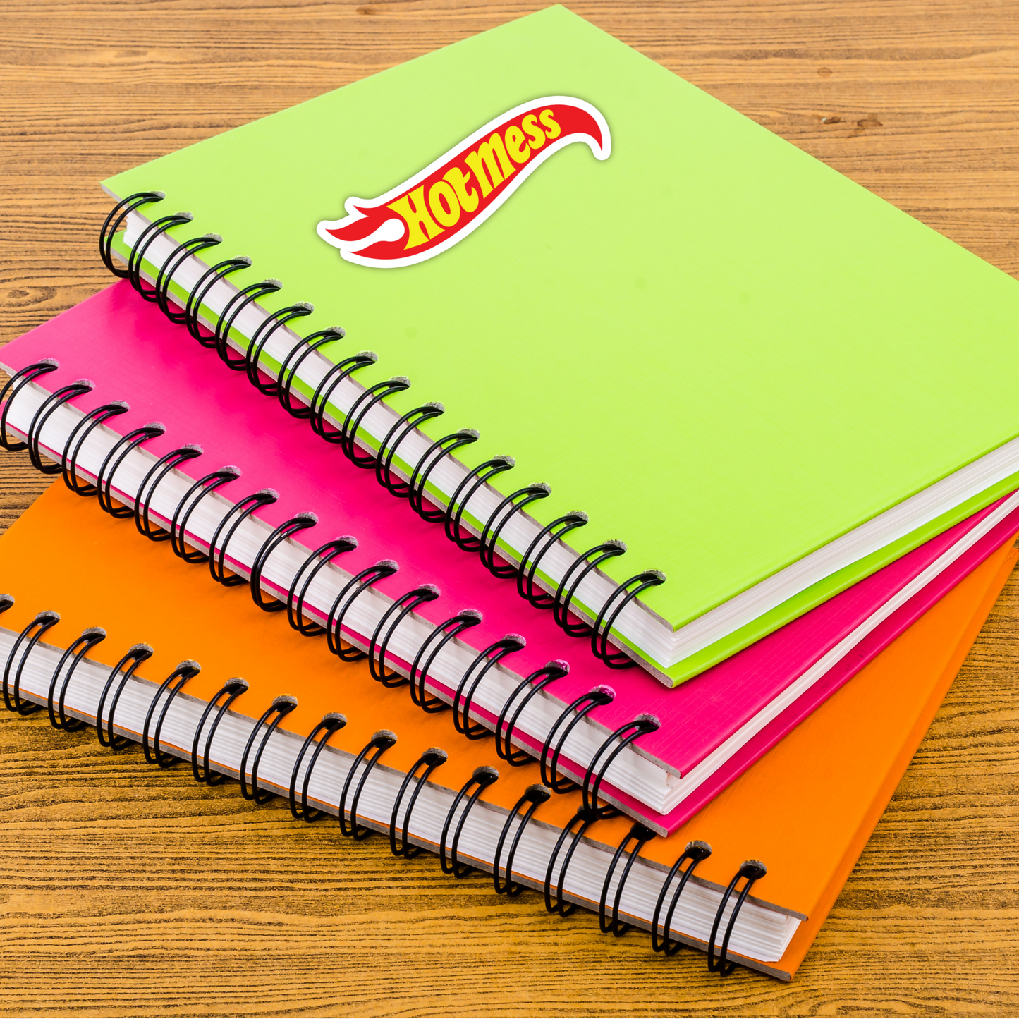 Hot Mess Hot Wheels Meme Vinyl Sticker - Waterproof, UV Resistant, Durable