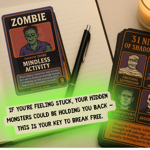 "Meet Your Monsters" Shadow Work Halloween Sticker Pack – Transcend Your Inner Monsters
