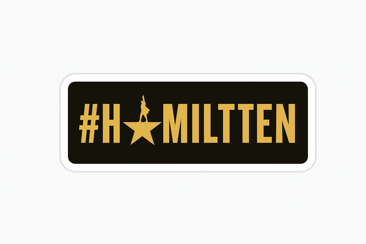 HAMILTENSticker- Funny Waterproof, Dishwasher Safe Decal
