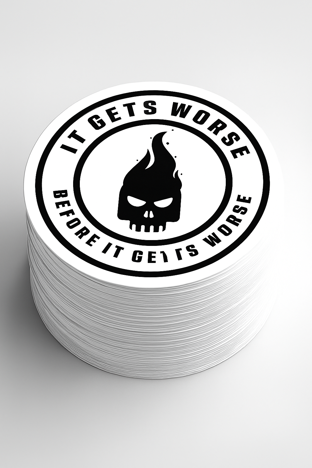 It Get's Worse Before It Gets Better Sarcastic Vinyl Sticker - Waterproof, UV Resistant, Durable (Copy)