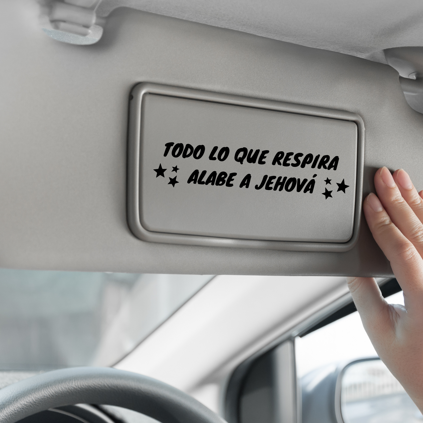Todo lo que respira alabe a Jehová Psalm 150:6 Cart Sticker - Transfer Decal for Vehicles