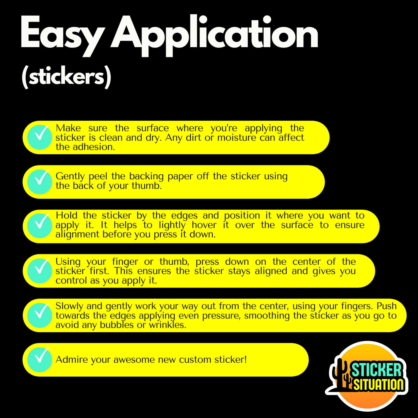 Build Your Own Stickers - Any Design + Logo - Personalize Business 2" Labels - 50+ Sheet Labels, Better Than Roll Labels - Waterproof Decals