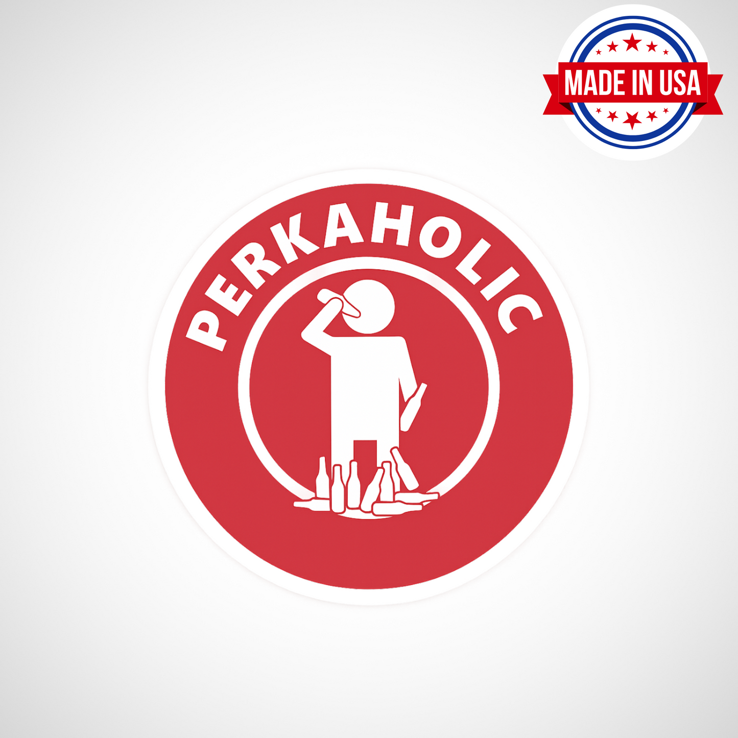 Perkaholic Stickie - Waterproof, Dishwasher Safe GobbleGum Stickie
