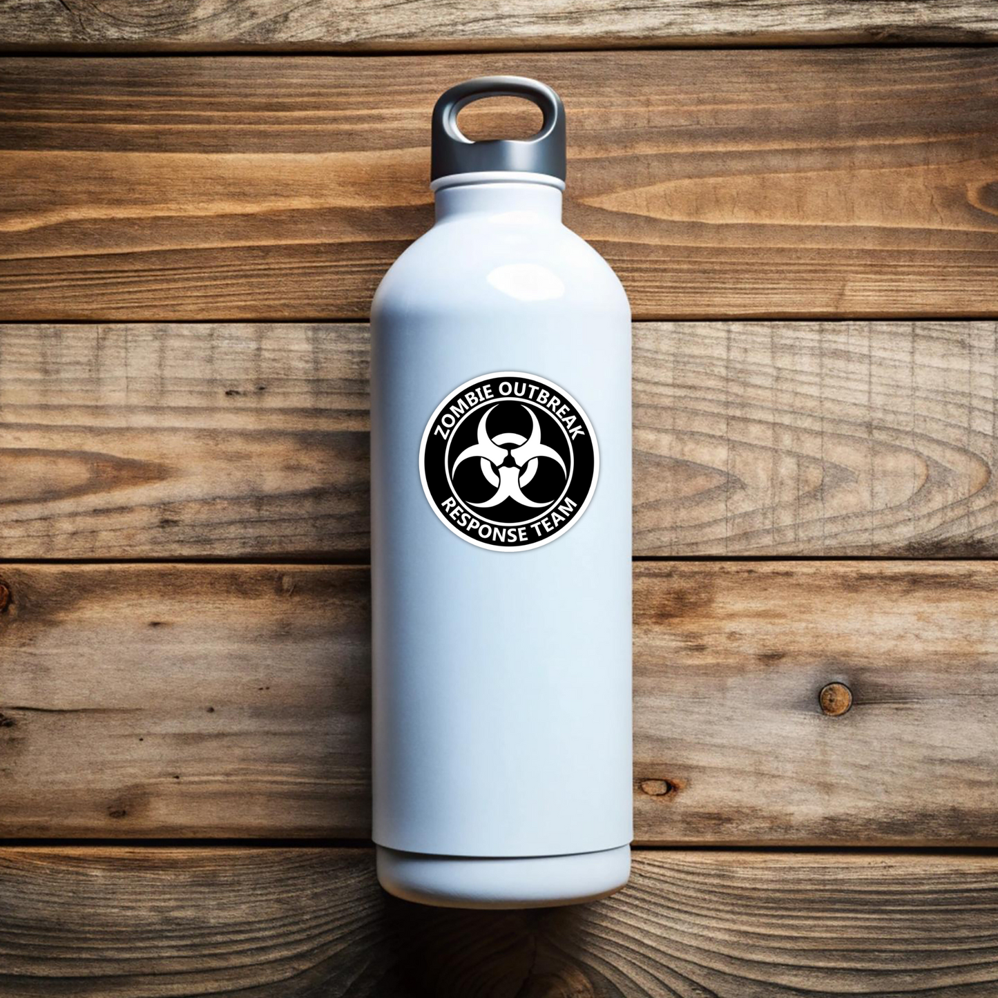 Zombie Outbreak Response Team Sarcastic Vinyl Sticker - Waterproof, UV Resistant, Durable
