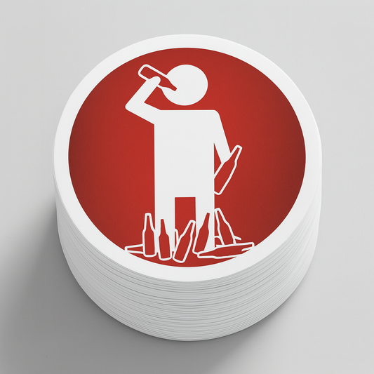 Perkaholic Stickie - Waterproof, Dishwasher Safe GobbleGum Stickie