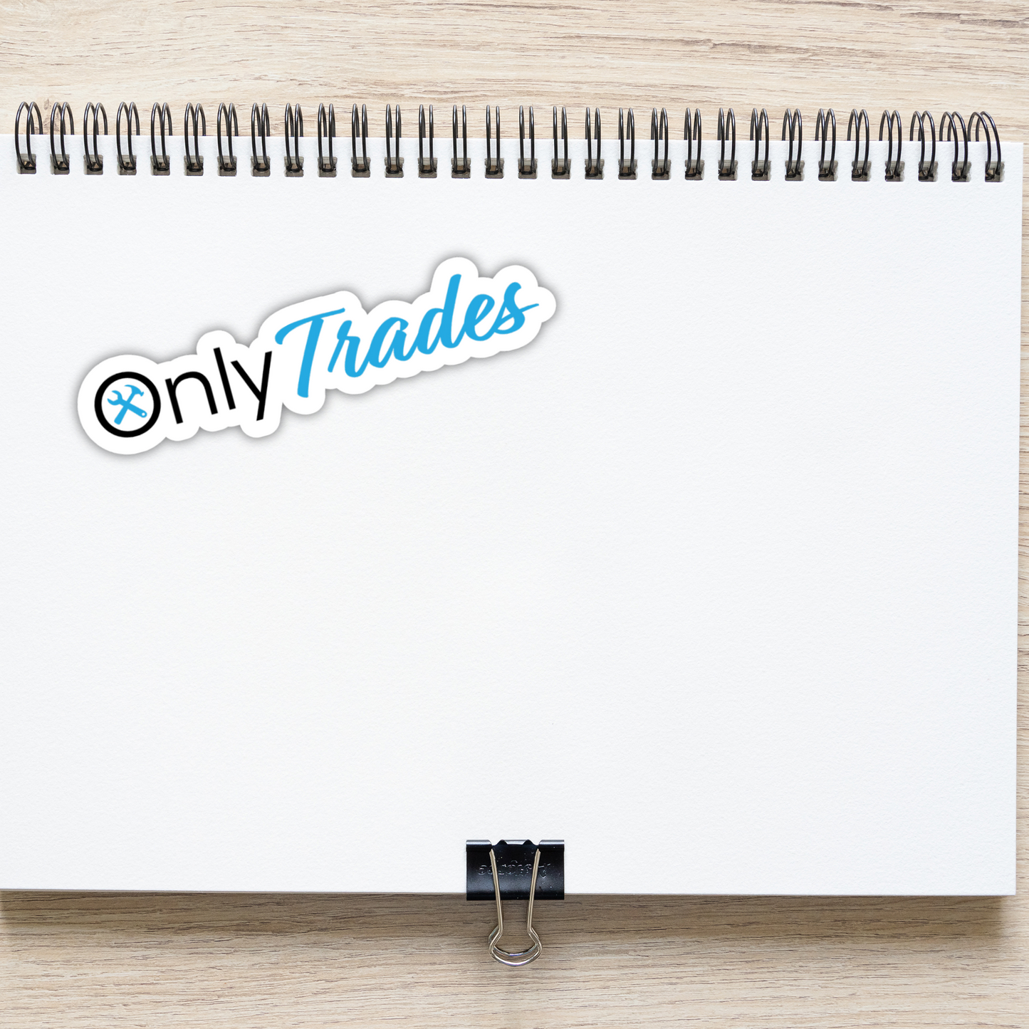 Only Trades Blue Collar Vinyl Sticker â€“ Waterproof, UV Resistant, Durable