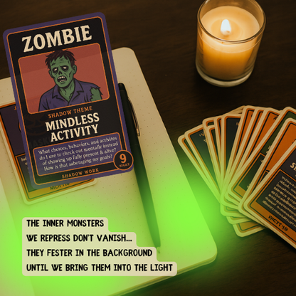 "Meet Your Monsters" Shadow Work Halloween Sticker Pack – Transcend Your Inner Monsters