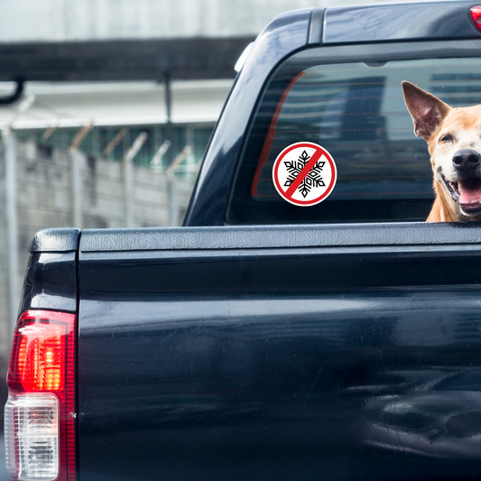 No Snowflakes Funny Blue Collar Humor Car Decal - Waterproof, UV Resistant Vinyl Sticker