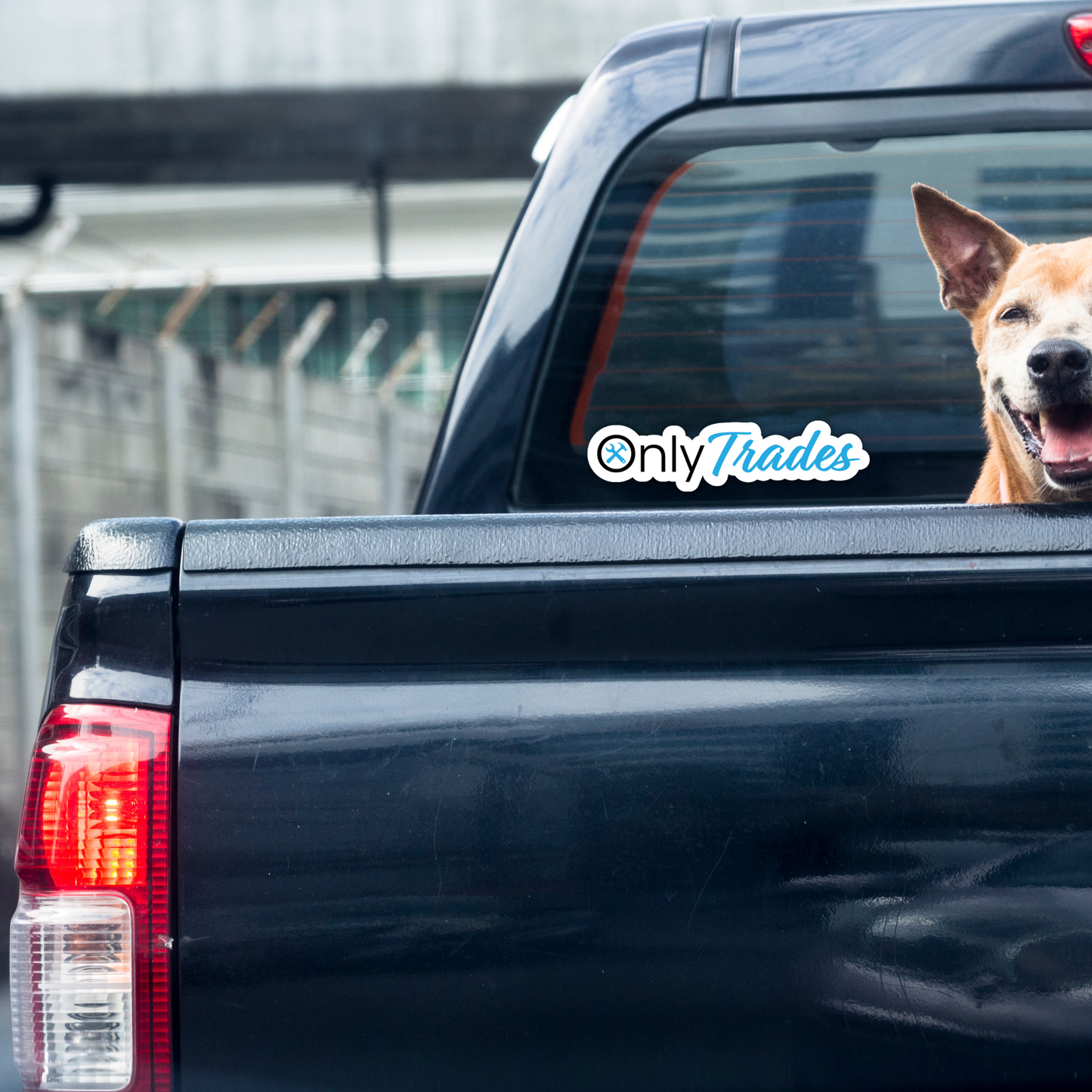 Only Trades Blue Collar Vinyl Sticker â€“ Waterproof, UV Resistant, Durable