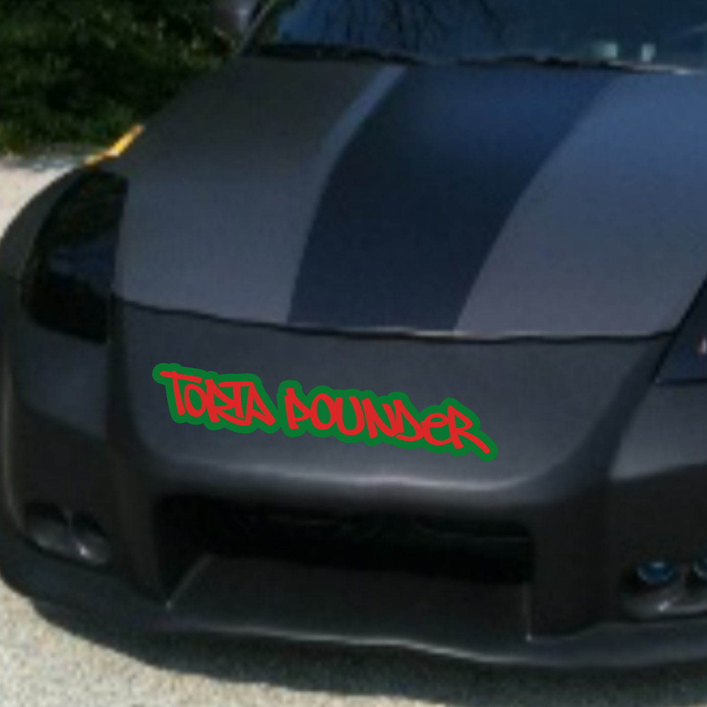 Torta Pounder Bumper Sticker - Funny Waterproof, Dishwasher & Carwash Safe Decal