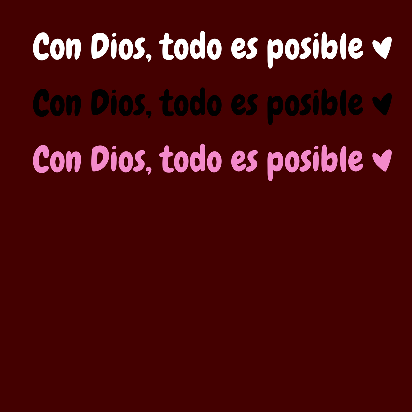 🙏✨ Fe en el Camino 🚗 Sticker Inspirador ✨ Con Dios, todo es posible 💖 Sticker Retrovisor