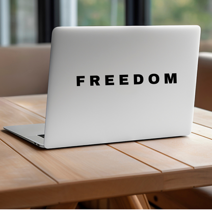 FREEDOM Car Decal – Car Sticker, Water Bottle Sticker, Laptop Conversative Sticker