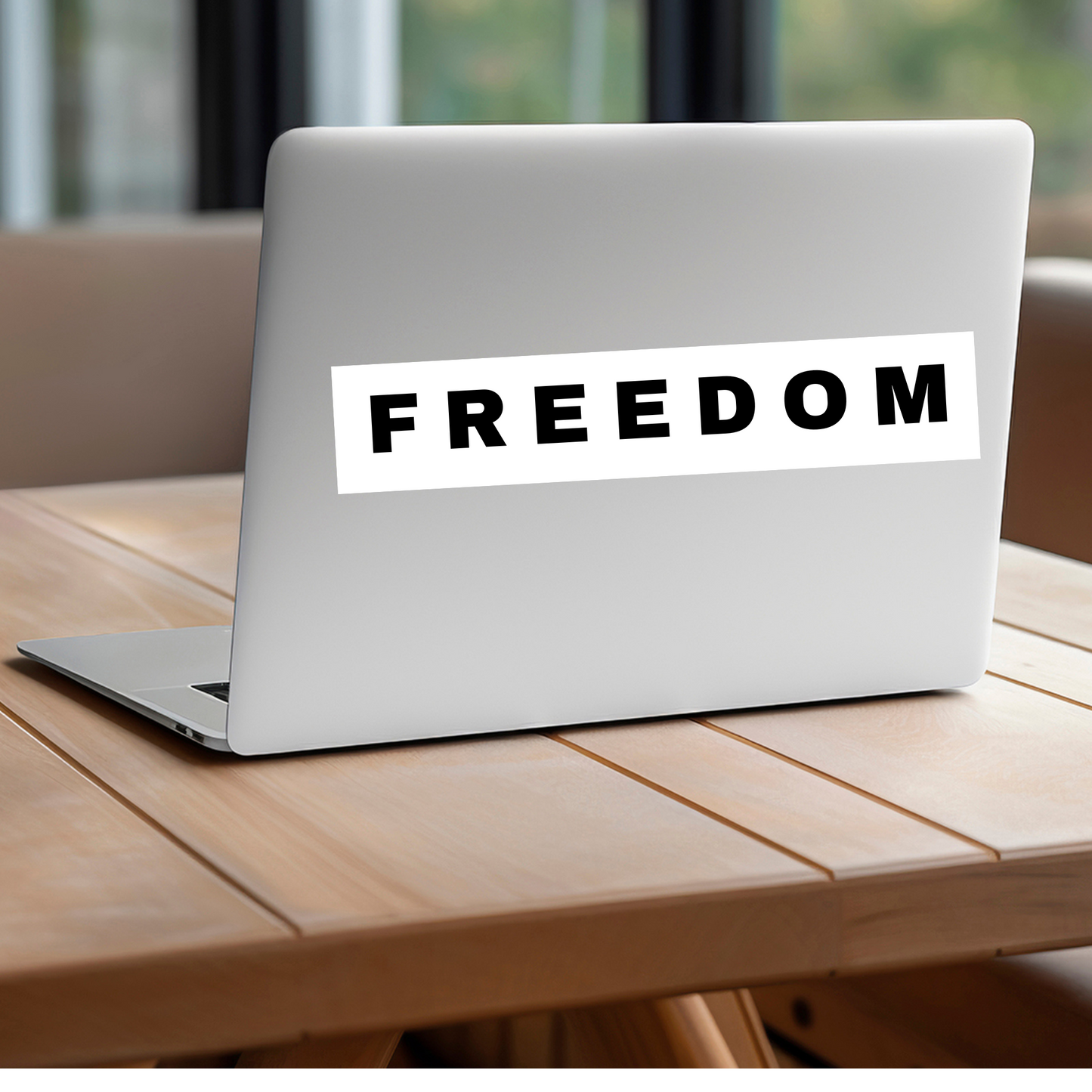 FREEDOM Bumper Sticker – Car Sticker, Water Bottle Sticker, Laptop Conversative Sticker