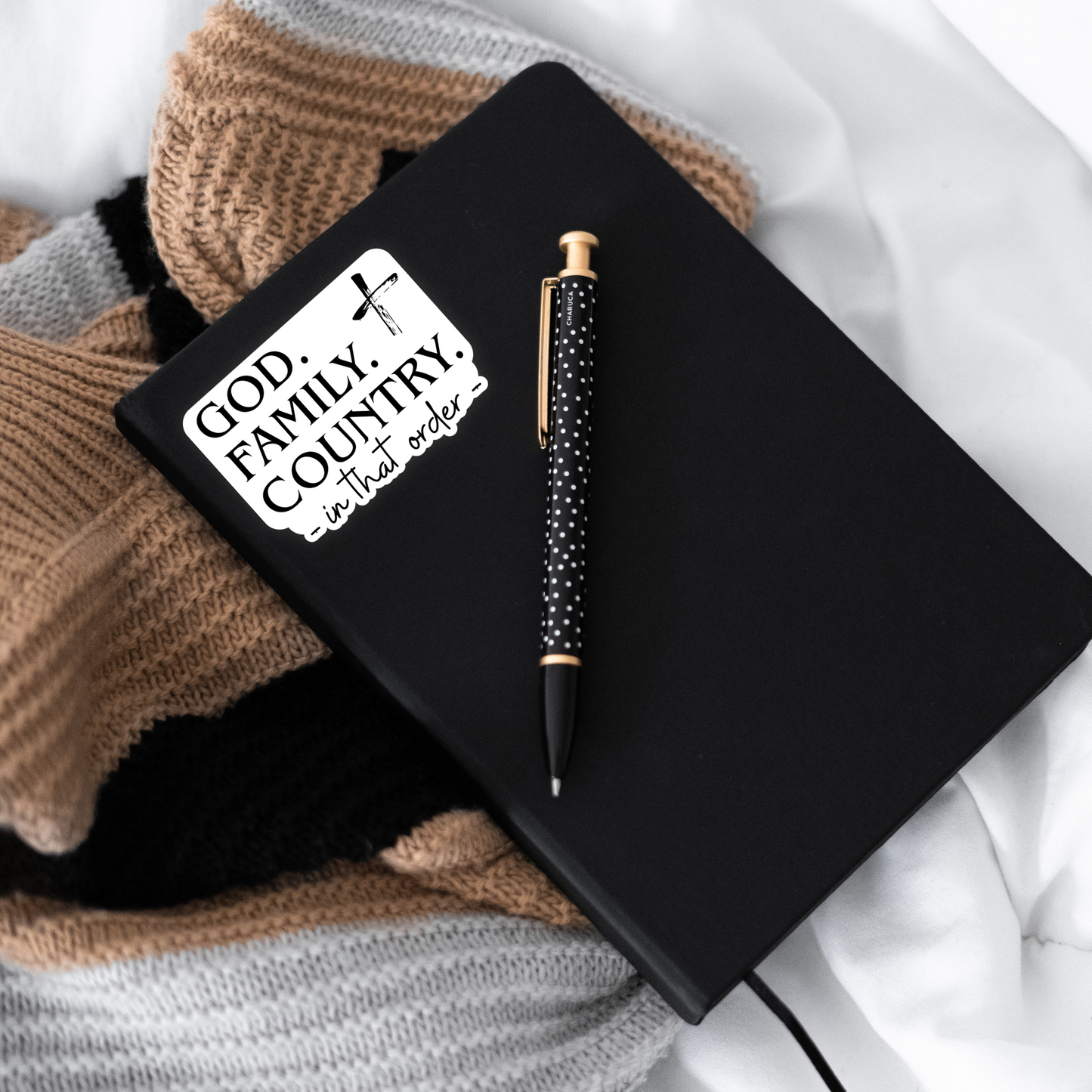 God Family Country Sticker: Charlie Kirk Sticker (Copy)