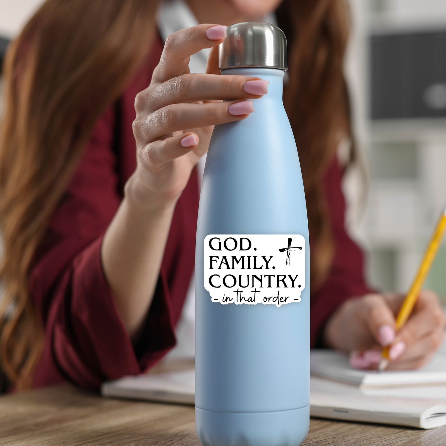 God Family Country Sticker: Charlie Kirk Sticker (Copy)