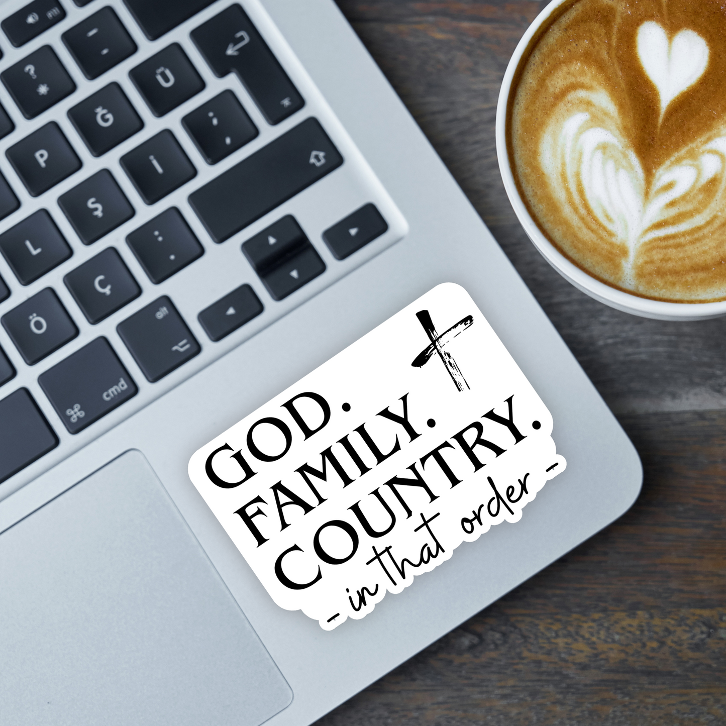 God Family Country Sticker: Charlie Kirk Sticker (Copy)