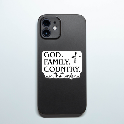 God Family Country Sticker: Charlie Kirk Sticker (Copy)