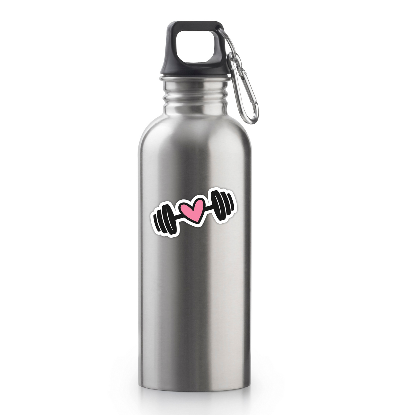 Fitness weights pink heart vinyl sticker - Premium Gym Lover Stickers & Decals Water bottles, Tumblers, Hydroflaskkers, Tumbler sticker-