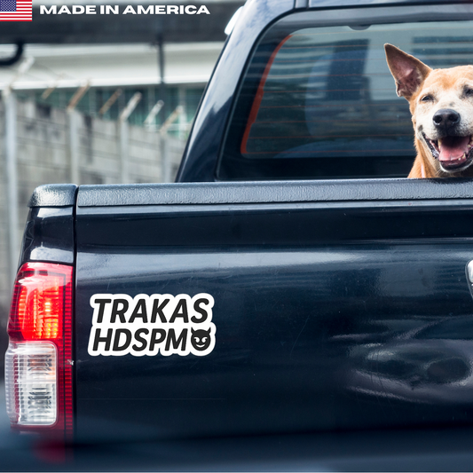Trakas HDSPM Car Sticker, Trakas HDSPM Decal, Trakas Devil Vinyl Decal Gift for Him - Waterproof & Weatherproof Vinyl Decals