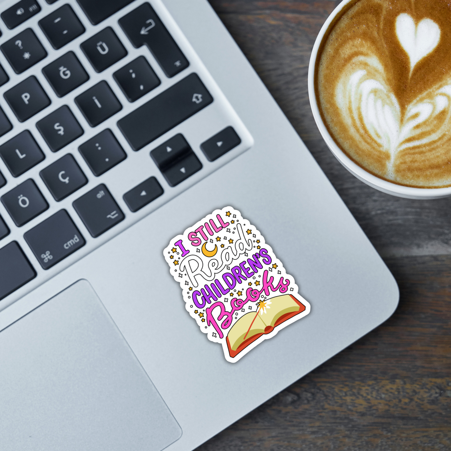 I Still Read Childrens Books Vinyl Sticker â€“ Waterproof, UV Resistant, Durable