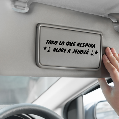 Todo lo que respira alabe a Jehová Psalm 150:6 Cart Sticker - Transfer Decal for Vehicles