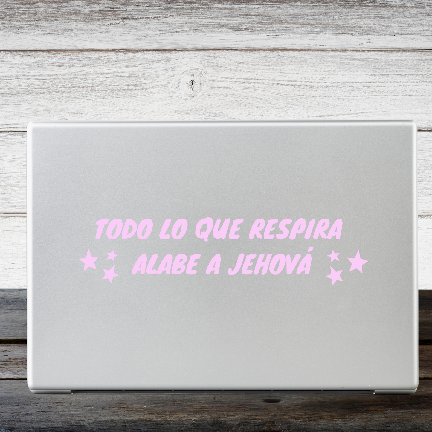 Todo lo que respira alabe a Jehová Psalm 150:6 Cart Sticker - Transfer Decal for Vehicles