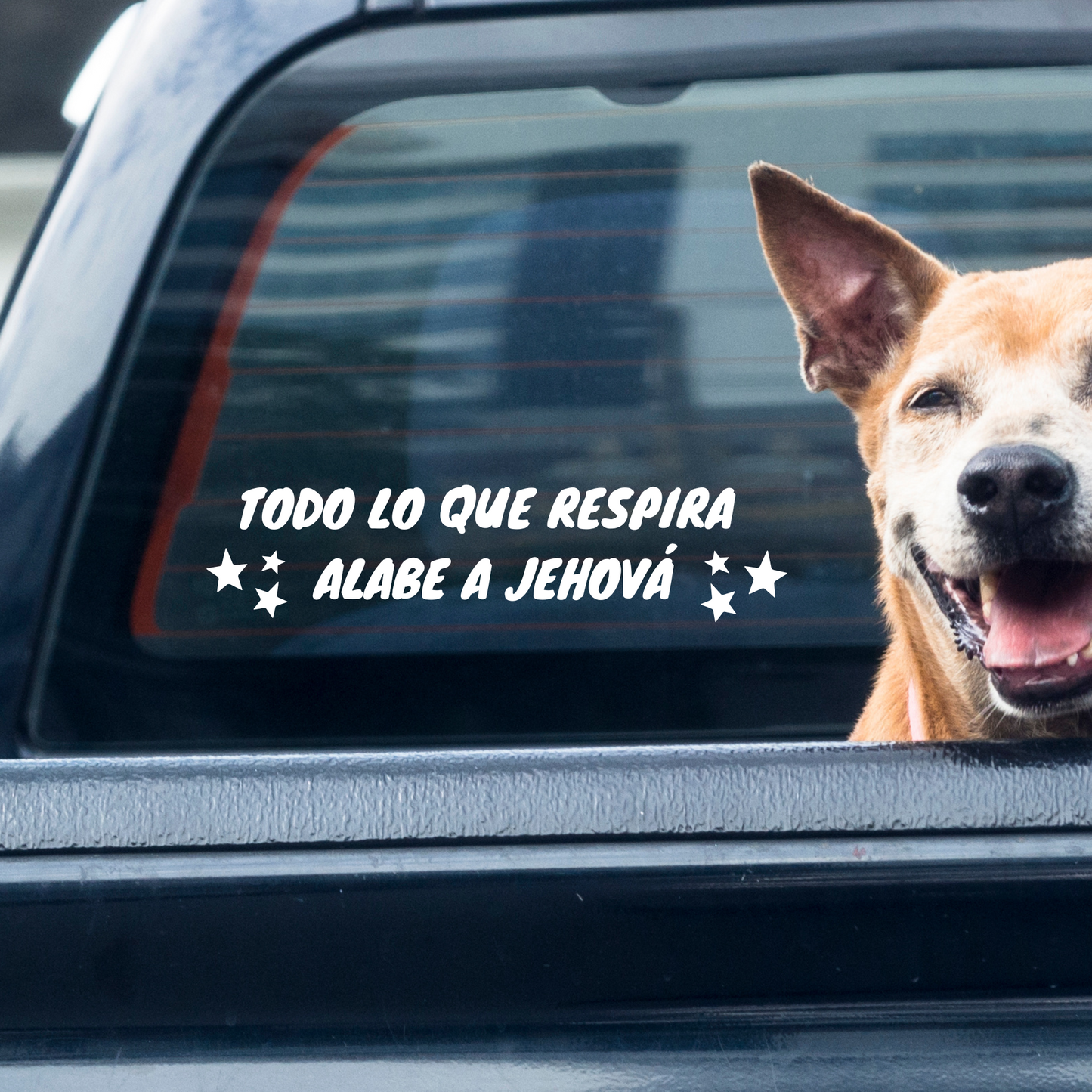 Todo lo que respira alabe a Jehová Psalm 150:6 Cart Sticker - Transfer Decal for Vehicles