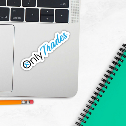 Only Trades Blue Collar Vinyl Sticker â€“ Waterproof, UV Resistant, Durable
