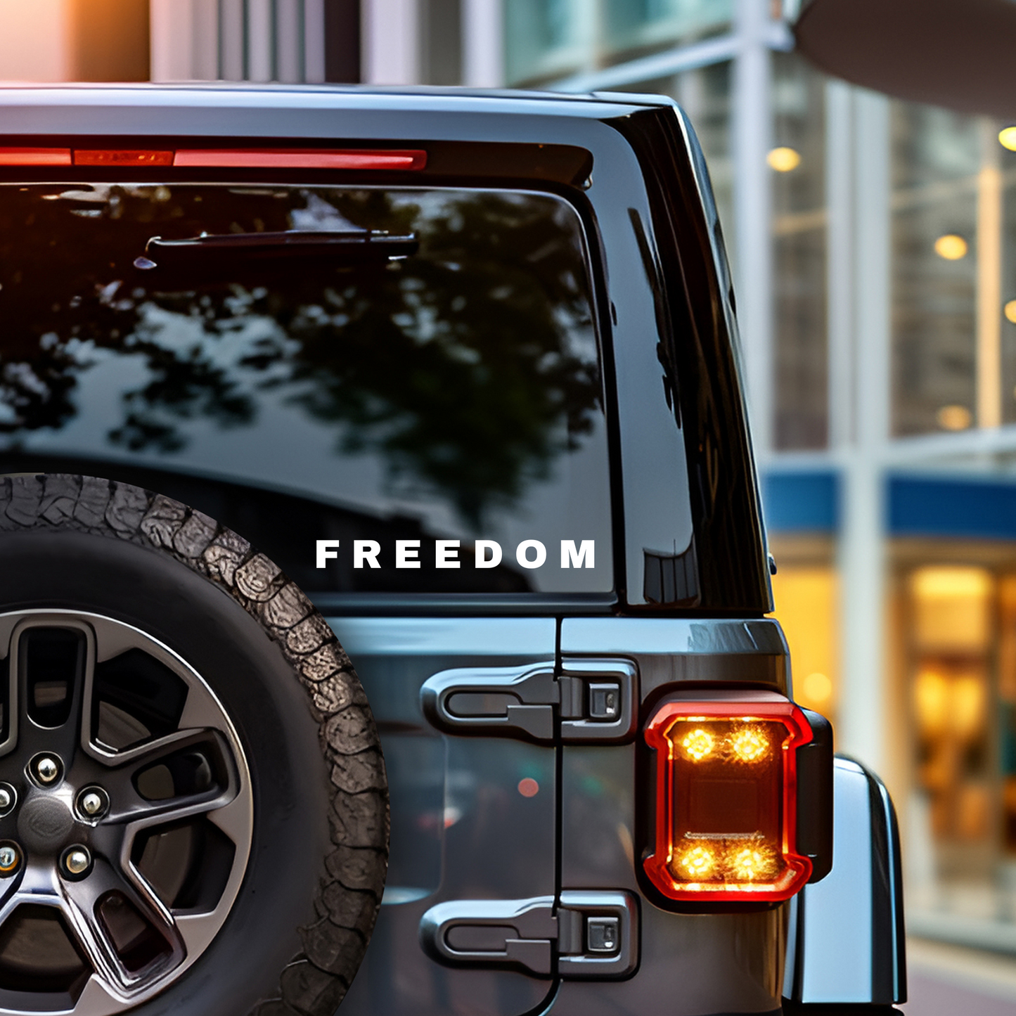 FREEDOM Car Decal – Car Sticker, Water Bottle Sticker, Laptop Conversative Sticker