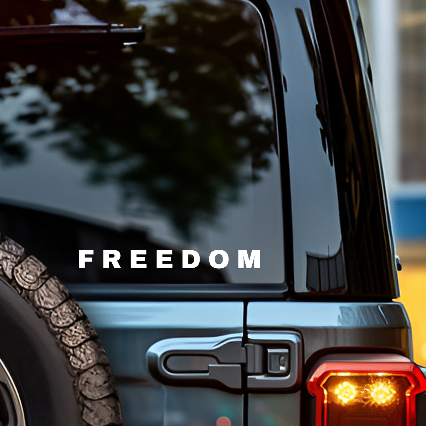 FREEDOM Car Decal – Car Sticker, Water Bottle Sticker, Laptop Conversative Sticker