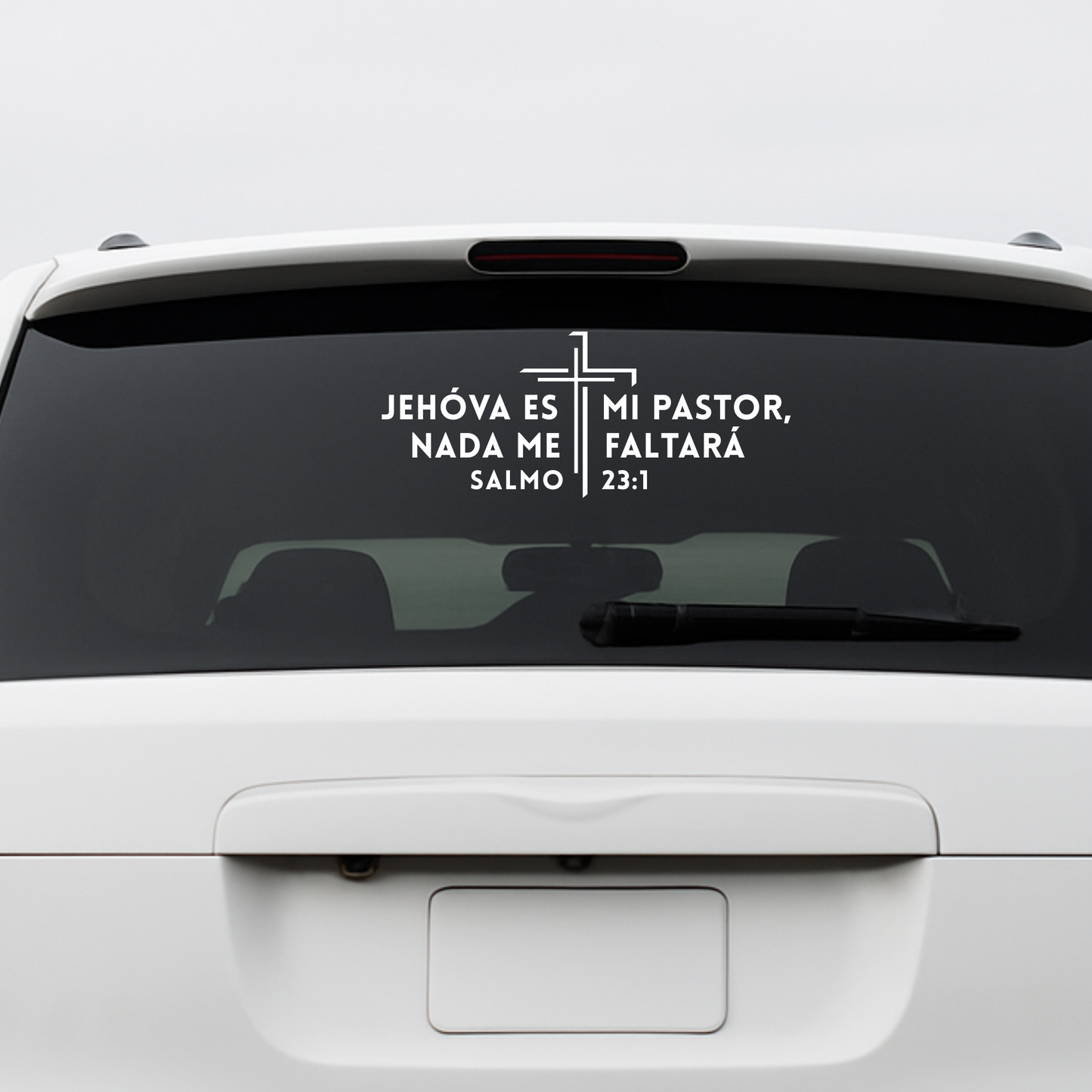 Jehóva es mi Pastor,  NADA me Faltará  Salmo 23:1 Sticker - Premium Car Transfer Decal