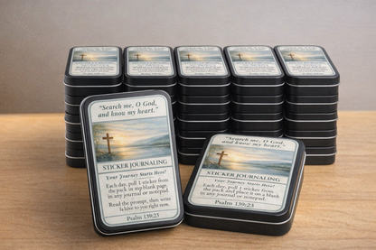 21-Day Bible Sticker Journaling Set — Grow Closer to God, Your Way