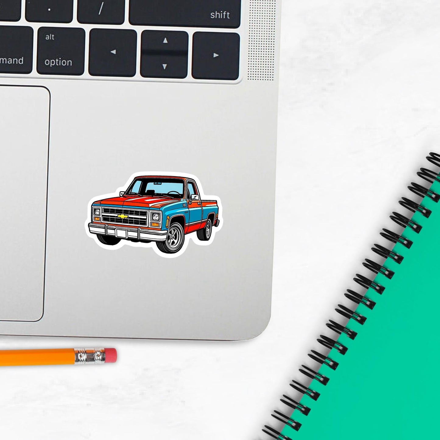 Square Body Chevy Truck Sticker | Premium Die Cut Stickers | Premium Vinyl Waterproof Stickers | UV Gloss Lamination Decal | FAST SHIPPING!